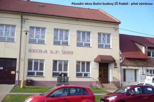 Nová okna v ZŠ Podolí - 02.08.2013