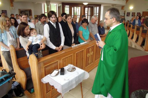 Křest v Kapli Svatého Ducha v Podolí - 17.08.2014