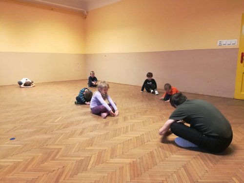 Cvičení nejmenších dětí - T. J. Sokol Podolí - 5.3.2018