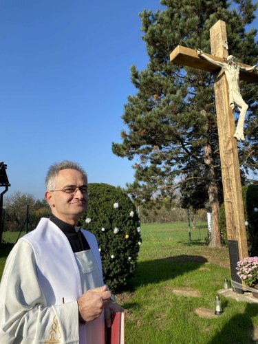 Svěcení obnoveného kříže v Podolí - 13.11.2022