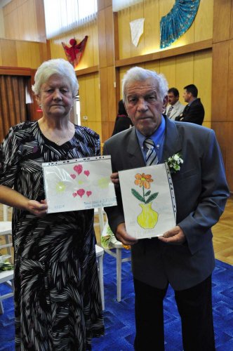 Zlatá svatba Fornůskovi a Tichoňovi - 17.9.2011