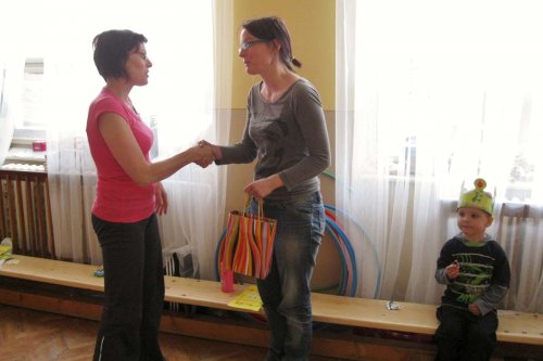 Poslední hodina a vysvědčení v Hravém cvičení pro nejmenší děti a rodiče - 27.3.2012