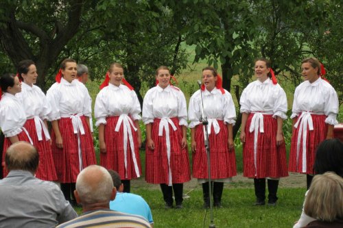Podolské Frišky na Hodovém zpívání ve Vlčnově - 21.7.2012
