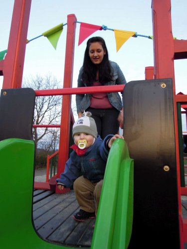 Nové hřiště na Záhumní - 11.4.2013