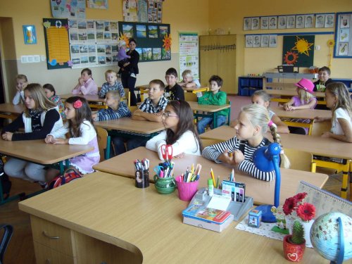 První školní den v ZŠ Podolí - 2.9.2013