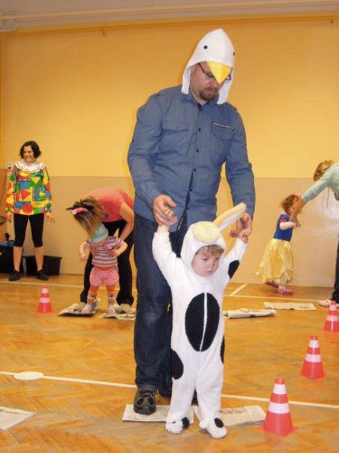 Karnevalové hravé cvičení pro děti a rodiče - 11.2.2014
