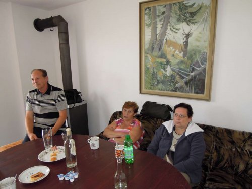 Prohlídka zrekonstruované myslivecké chaty v Lipinách - 21.6.2014