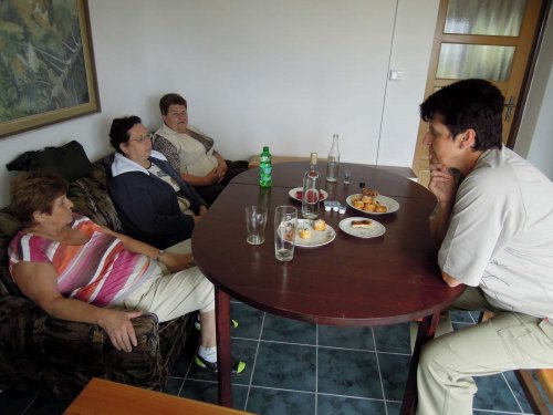 Prohlídka zrekonstruované myslivecké chaty v Lipinách - 21.6.2014