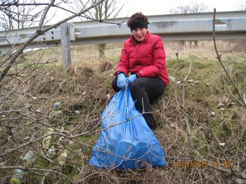 Úklid obce a přilehlého okolí - 14.3.2015