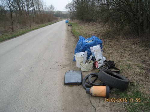 Úklid obce a přilehlého okolí - 14.3.2015