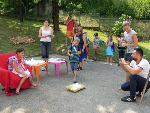 Zahradní slavnost v MŠ a pasování přešdškoláků na školáky - 9.6.2015
