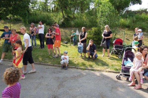 Zahradní slavnost v MŠ a pasování přešdškoláků na školáky - 9.6.2015