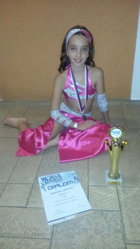 Veronika Luběnová z Podolí - Mistryně světa v břišních tancích - 8.11.2015