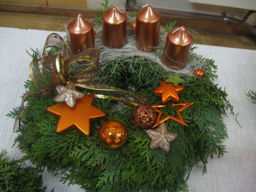 Výroba adventních věnečků - 22.11.2015