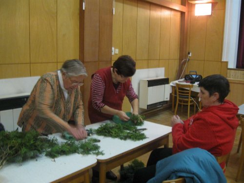 Výroba adventních věnečků - 22.11.2015