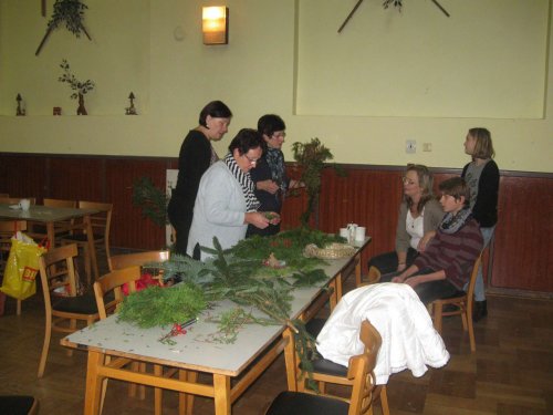 Výroba adventních věnečků - 22.11.2015