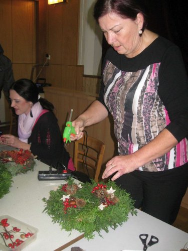 Výroba adventních věnečků - 22.11.2015