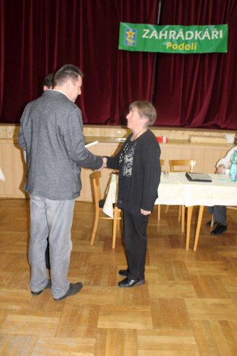 Výroční schůze zahrádkářů - 19.2.2016