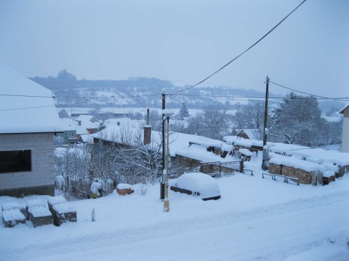 Sníh na podolsku - 12.2.2017