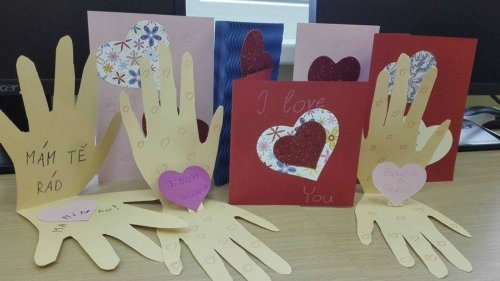 Valentýnské tvoření v knihovně - 16.2.2017