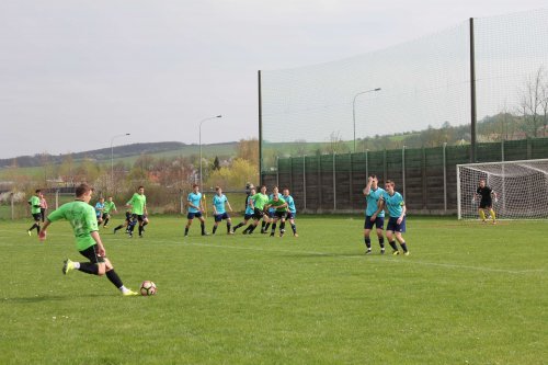 Fotbalové derby Podolí vs. Popovice - 15.4.2018