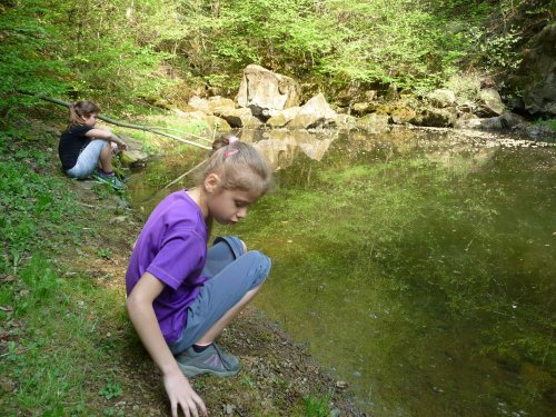 Procházka malých Sokolů na Modrou vodu - 22.4.2018
