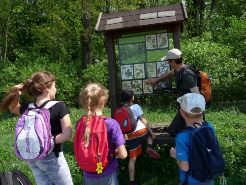 Procházka malých Sokolů na Modrou vodu - 22.4.2018