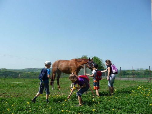 Procházka malých Sokolů na Modrou vodu - 22.4.2018