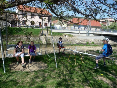 Procházka malých Sokolů na Modrou vodu - 22.4.2018