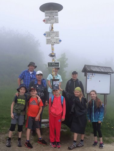 Výšlap sokolů žáků na Javořinu - 8.6.2019