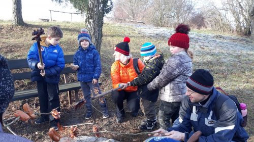 Novoroční procházka malých Sokolů do Lipin - 2.1.2020