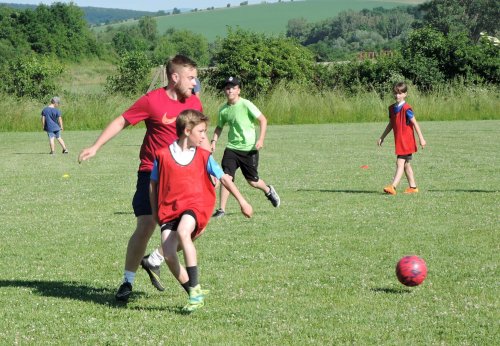 Přípravka SK Podolí - závěrečný trénink s rodiči - 18.6.2021