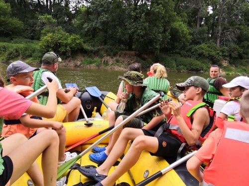 Vodácký výcvik malých sokolů - 9.7.2021