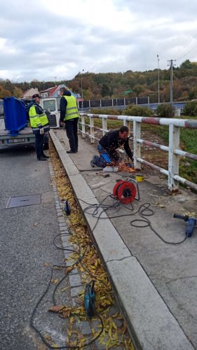 Oprava mostu přes řeku Olšavu - 8.11.2021