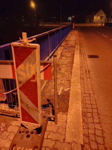 Oprava mostu přes řeku Olšavu - 8.11.2021
