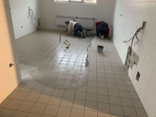 Průběh rekonstrukce kulturního domu v Podolí - 17.12.2021