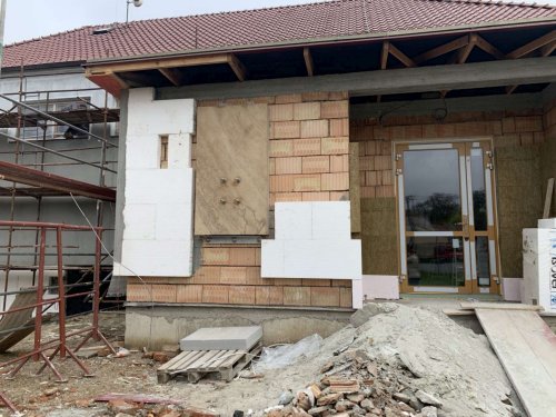 Průběh rekonstrukce kulturního domu v Podolí - 17.12.2021