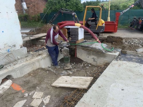 Průběh rekonstrukce kulturního domu v Podolí - 17.12.2021