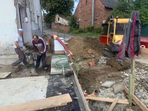 Průběh rekonstrukce kulturního domu v Podolí - 17.12.2021