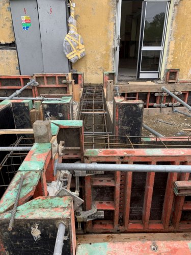 Průběh rekonstrukce kulturního domu v Podolí - 17.12.2021