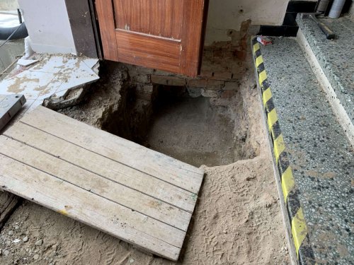 Průběh rekonstrukce kulturního domu v Podolí - 17.12.2021