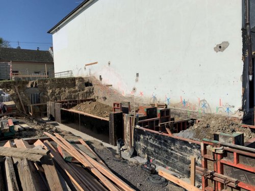 Průběh rekonstrukce kulturního domu v Podolí - 17.12.2021
