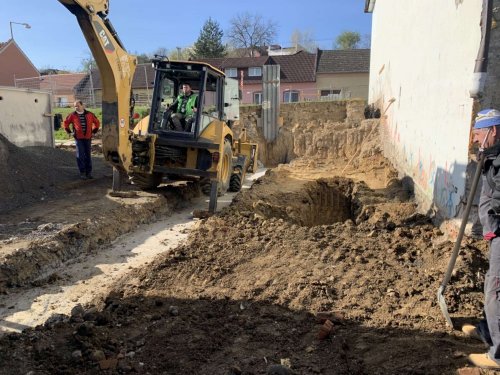 Průběh rekonstrukce kulturního domu v Podolí - 17.12.2021