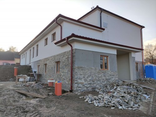 Průběh rekonstrukce kulturního domu v Podolí - 17.12.2021