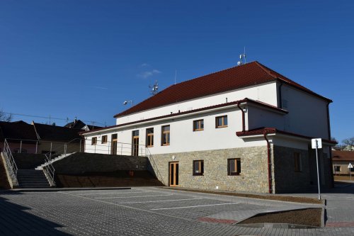Fotografie kulturního domu v Podolí po rekonstrukci - 10.3.2022