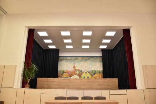 Fotografie kulturního domu v Podolí po rekonstrukci - 10.3.2022