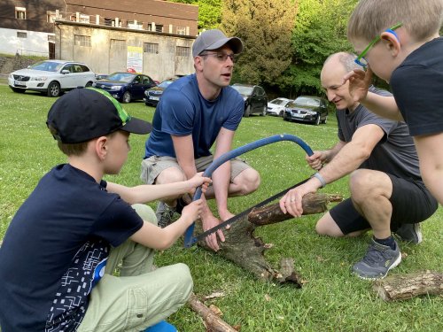 Sokolský "víkendový tábor" ve Vřesovicích - 14.5.2022