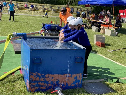Hasičká soutěž na hřišti v Podolí - 21.5.2022