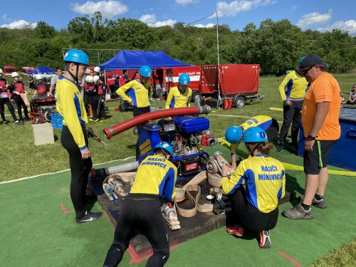 Hasičká soutěž na hřišti v Podolí - 21.5.2022