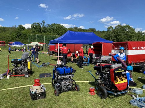 Hasičká soutěž na hřišti v Podolí - 21.5.2022